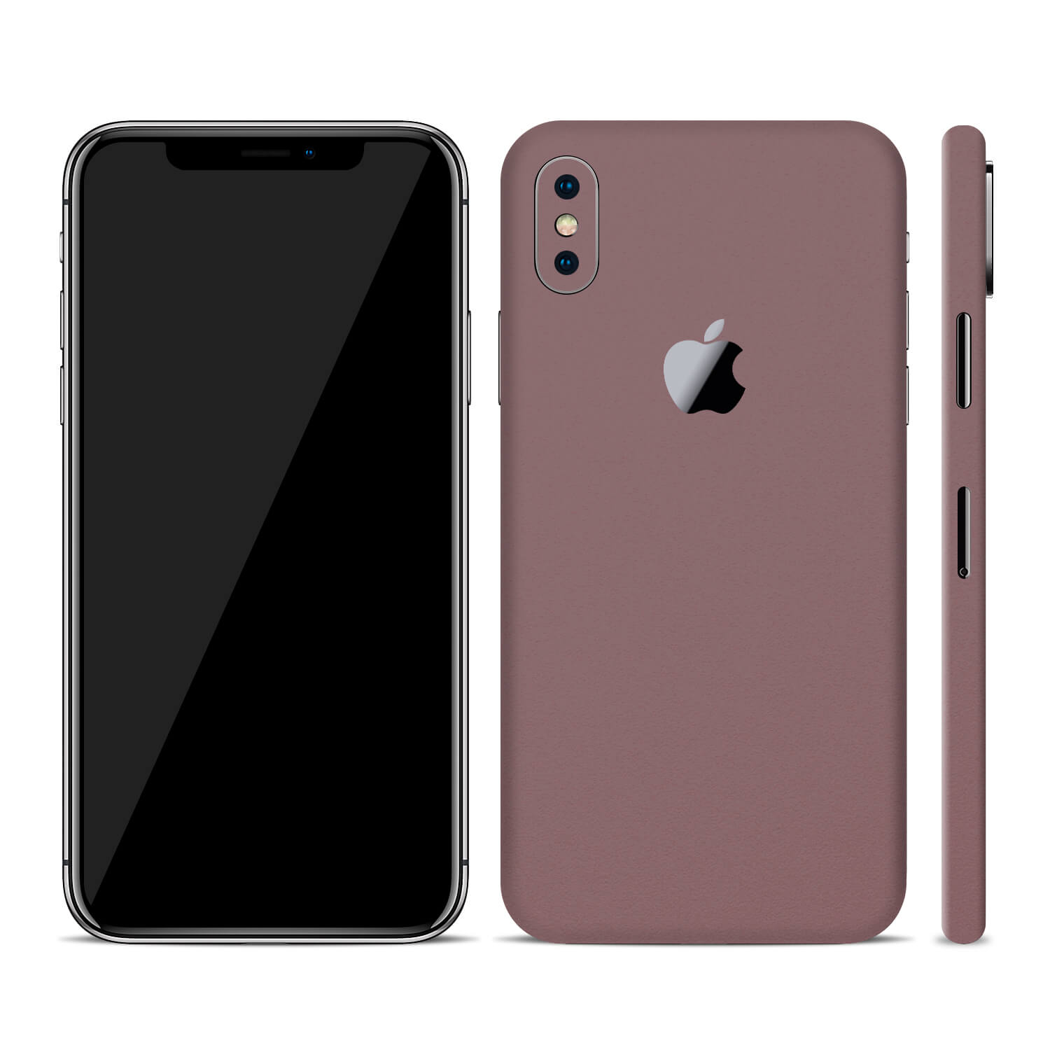 iPhone XS Max Textured Matt Mulberry Skins