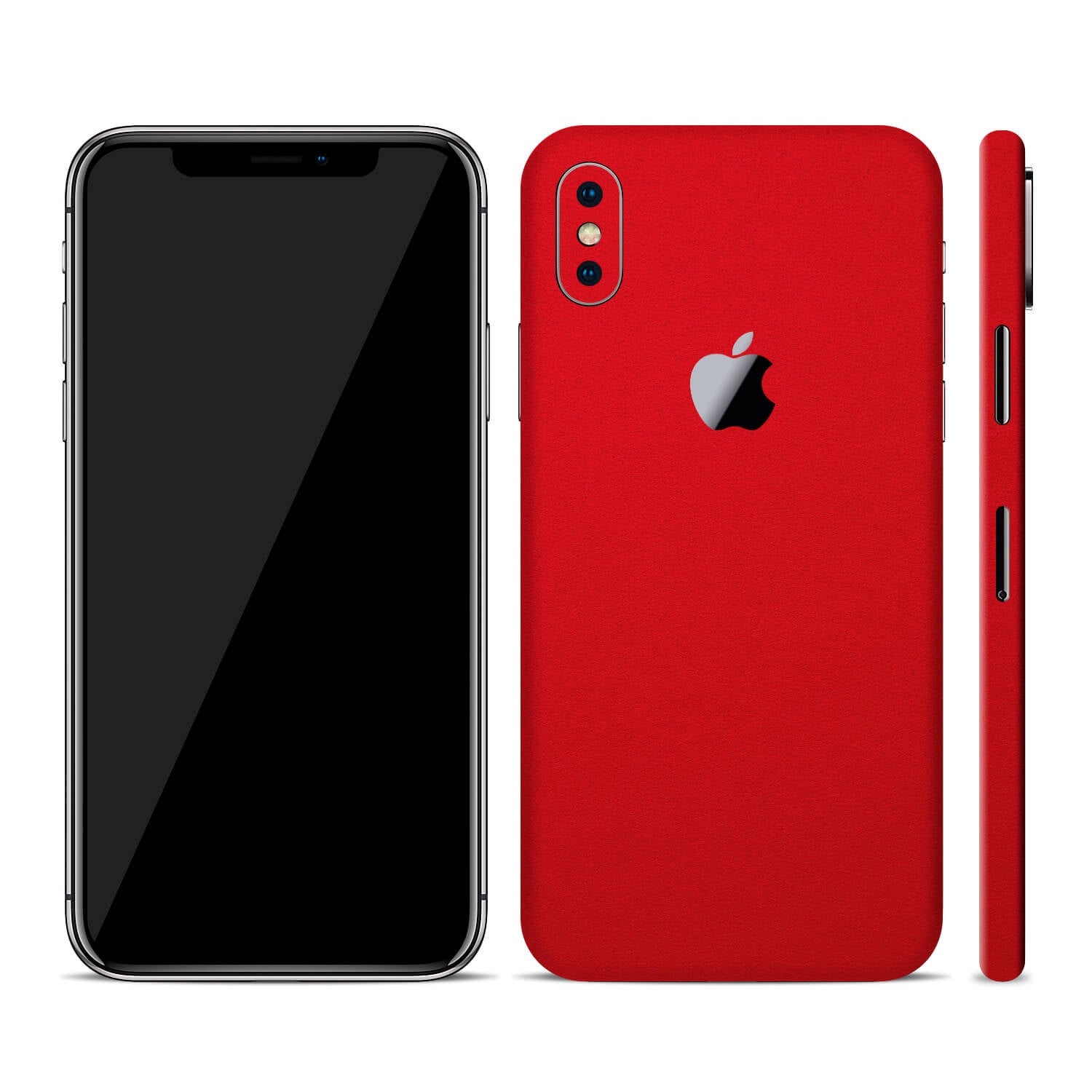 iPhone XS Max Textured Matt Red Skins