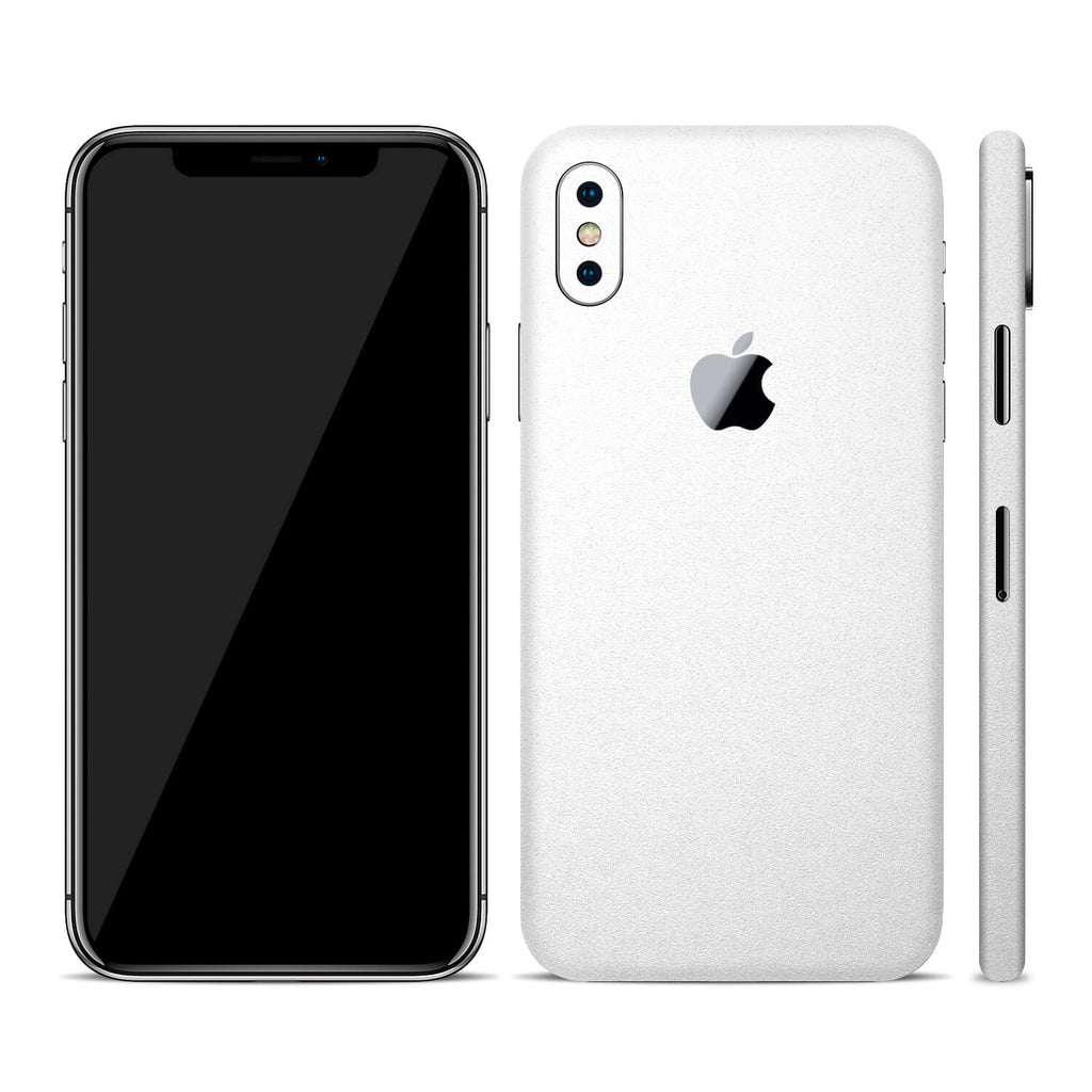 iPhone XS Max Textured Matt White Skins