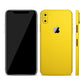 iPhone XS Max Textured Matt Yellow Skins