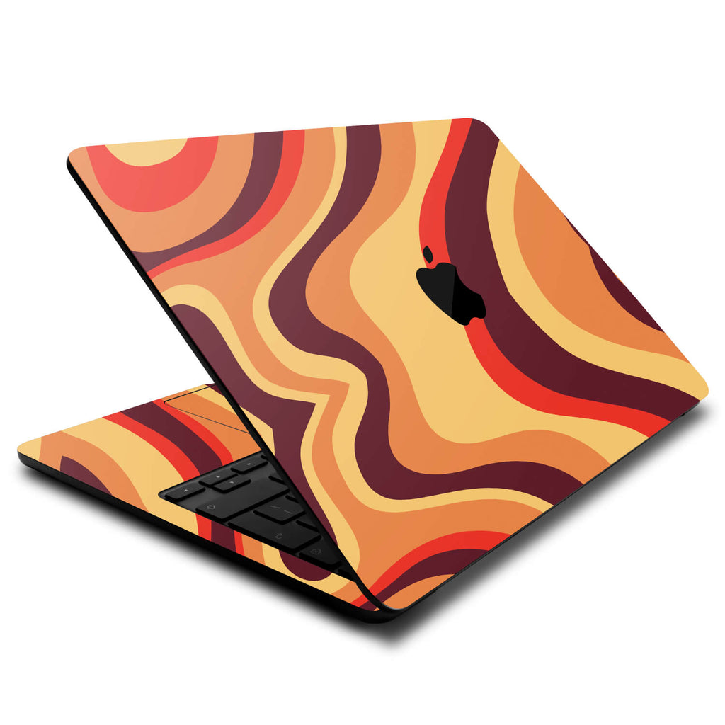 MacBook Air 13.6" (2022, M2) Abstract lava skins