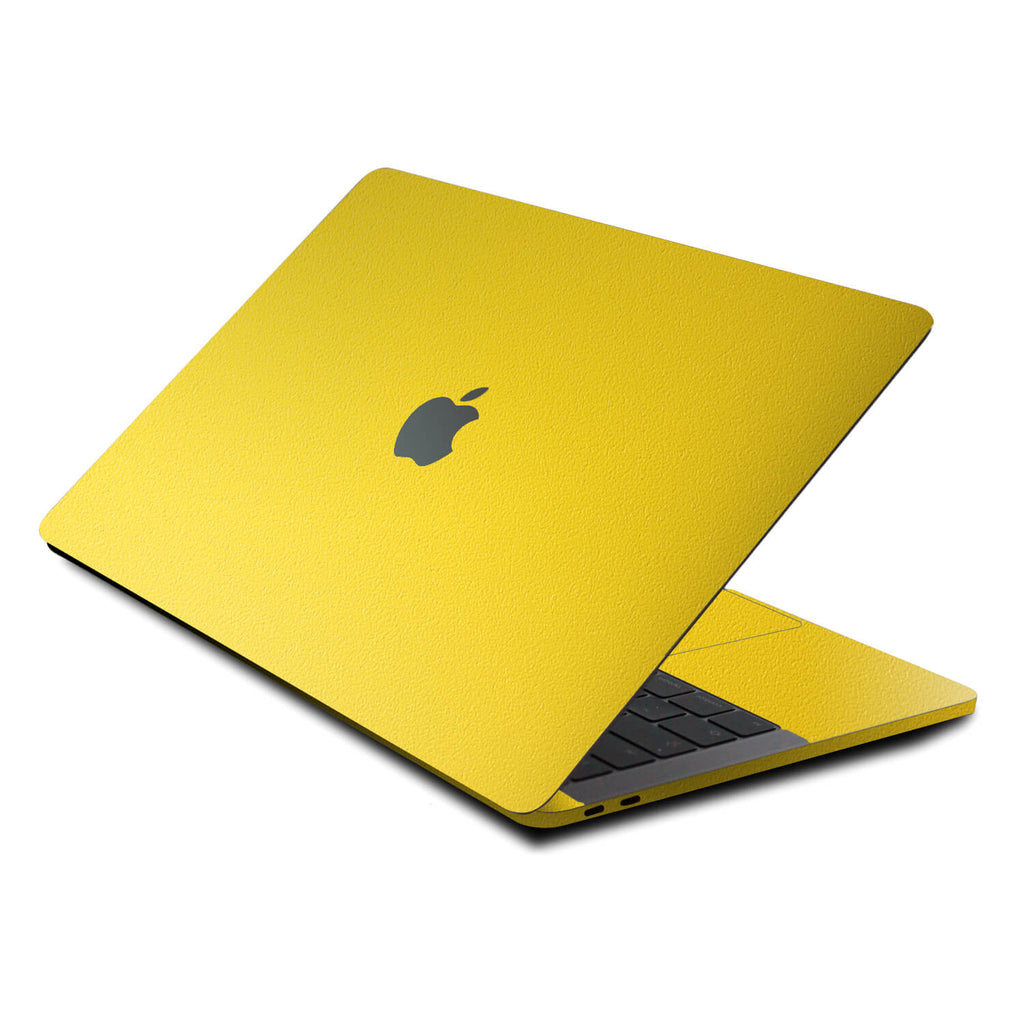 MacBook Pro 13" Skins (2022, M2) Textured Matt Yellow Skins