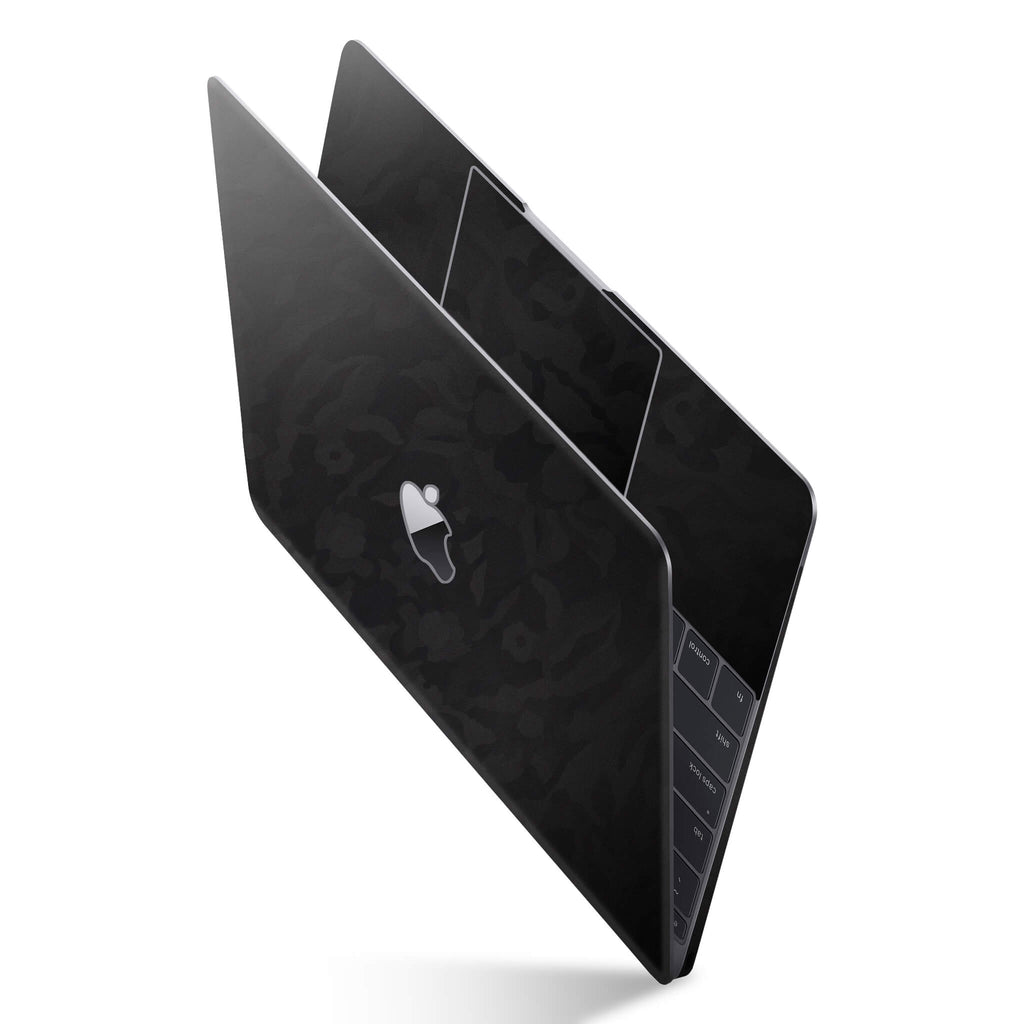 MacBook Retina 12" Black Camo Skin