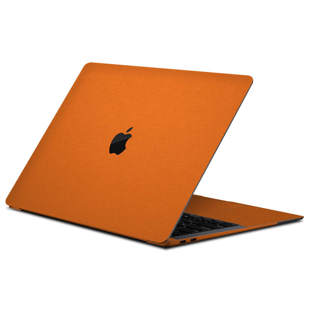 MacBook Air 13" (2018) Textured Matt Orange Skins