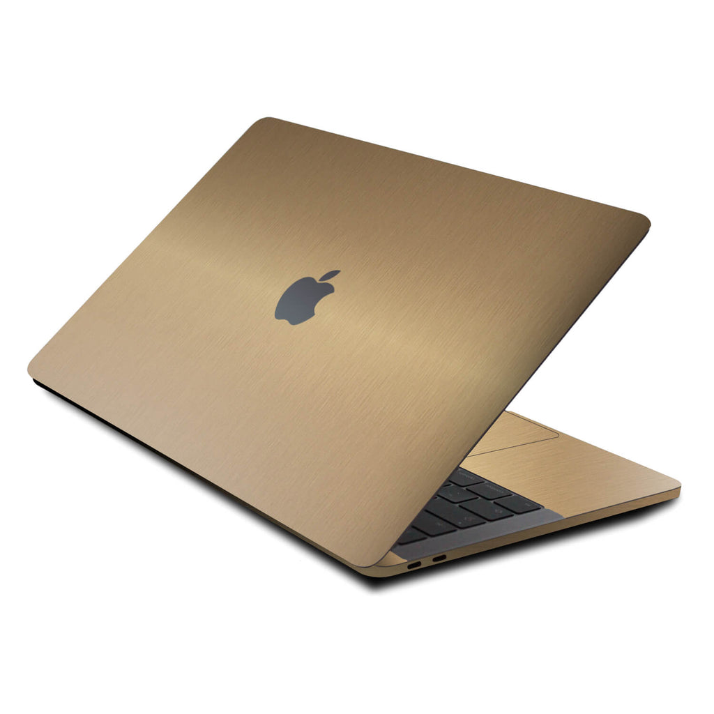 MacBook Pro 16-inch Brushed Gold Skins