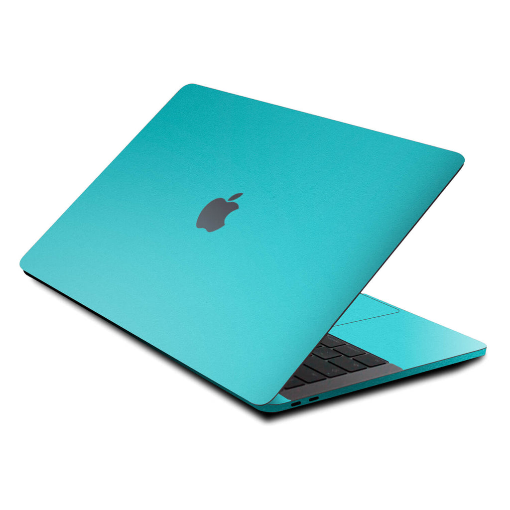 MacBook Pro 16-inch Textured Matt Turquoise Skins