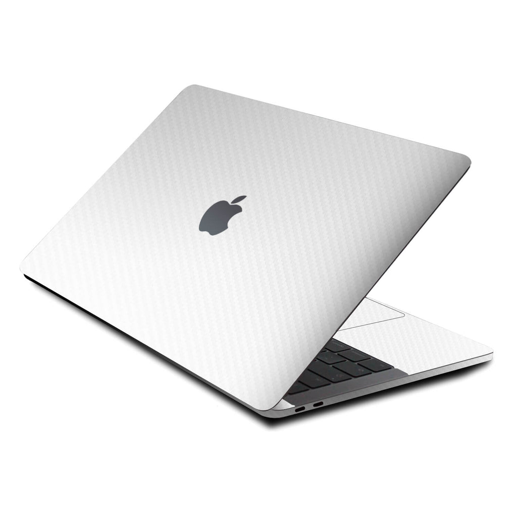 MacBook Pro 16-inch White Carbon Fibre Skins