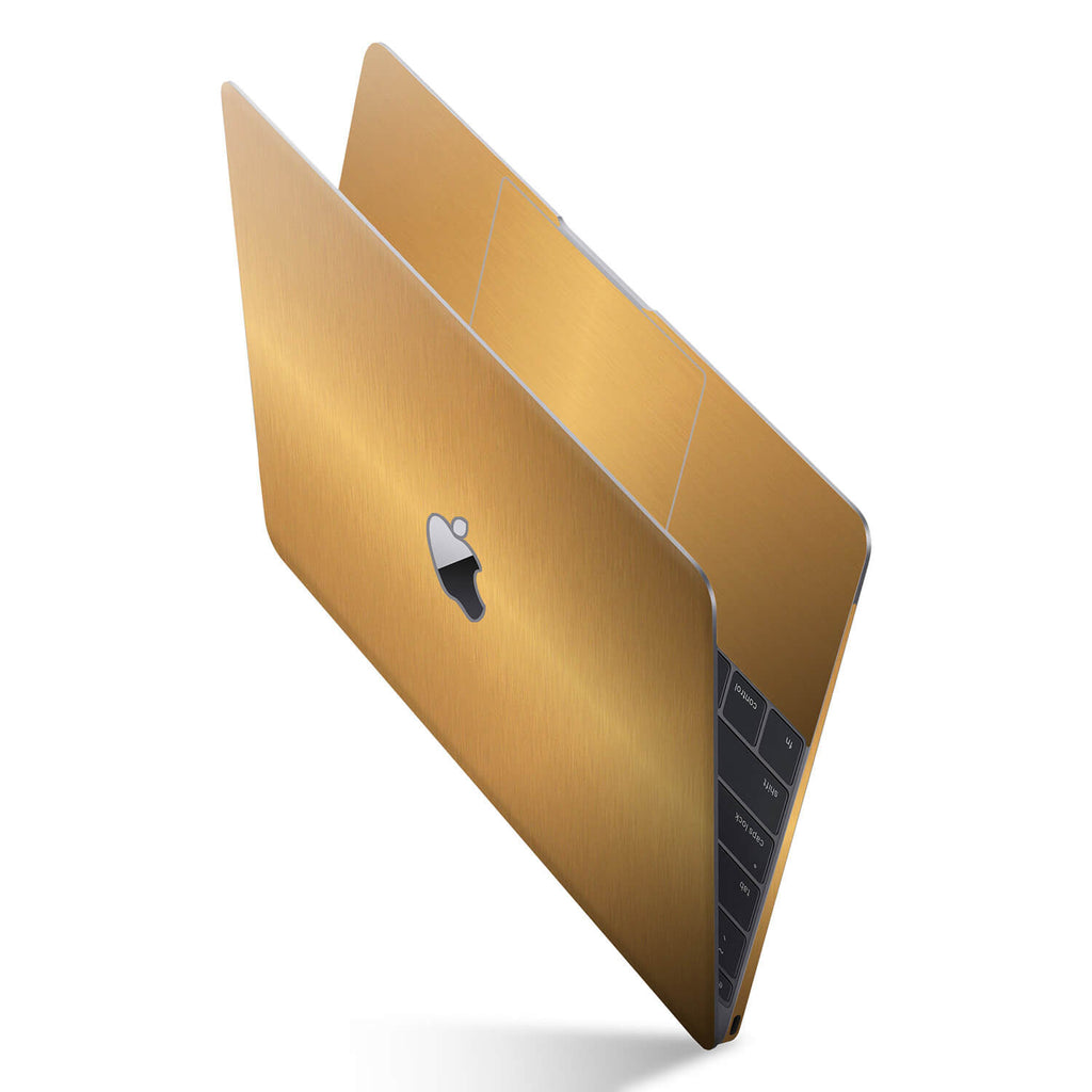 MacBook Retina 12" Brushed Gold Skin