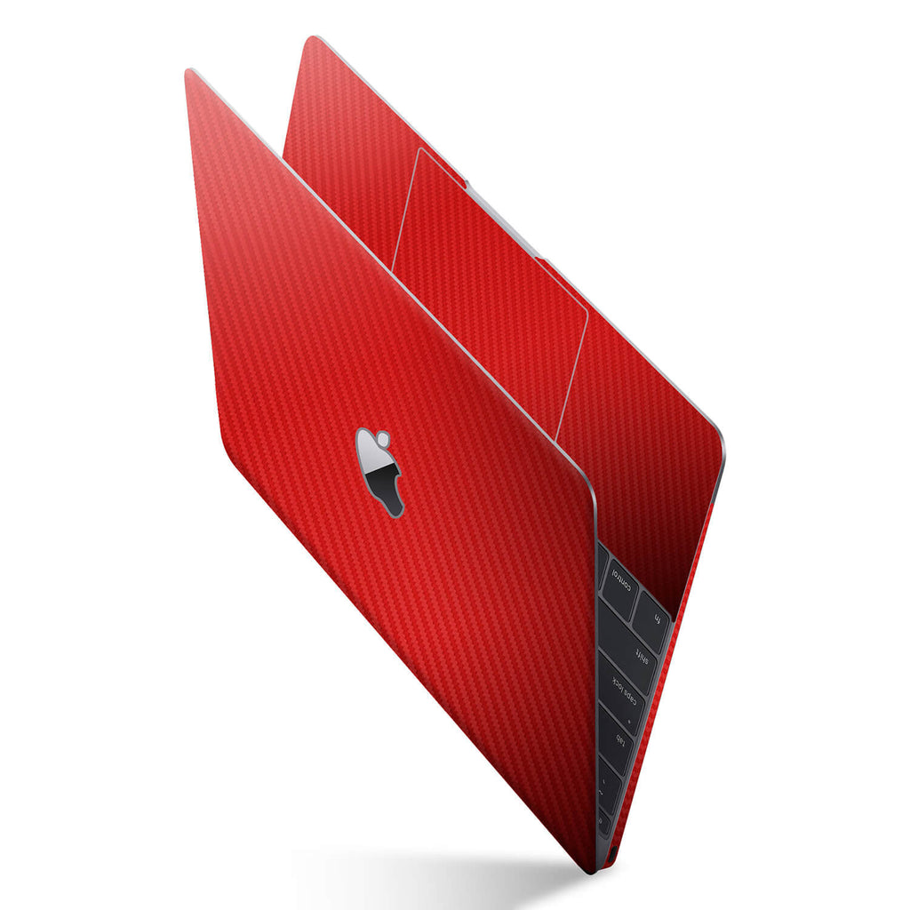 MacBook Retina 12" Red Carbon Fibre Skin