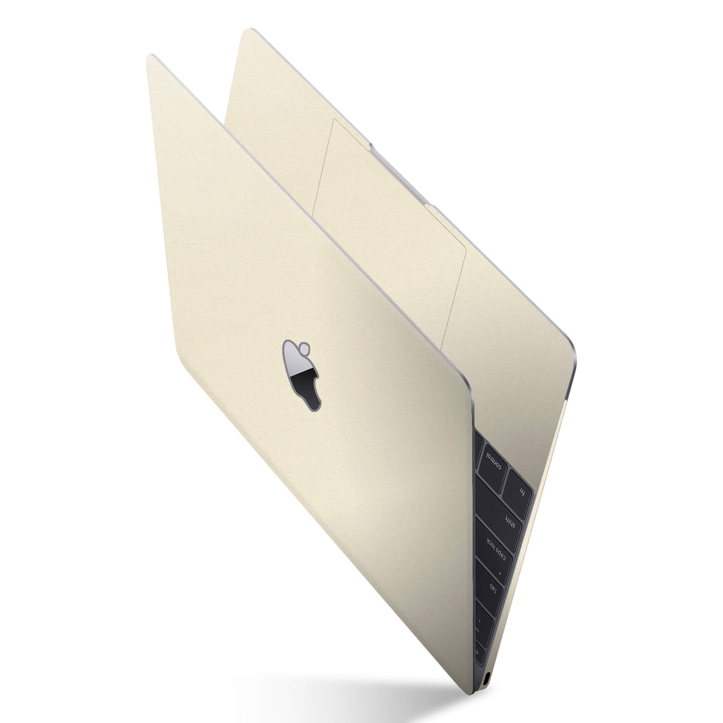 MacBook Retina 12" Textured Matt Cream Skin