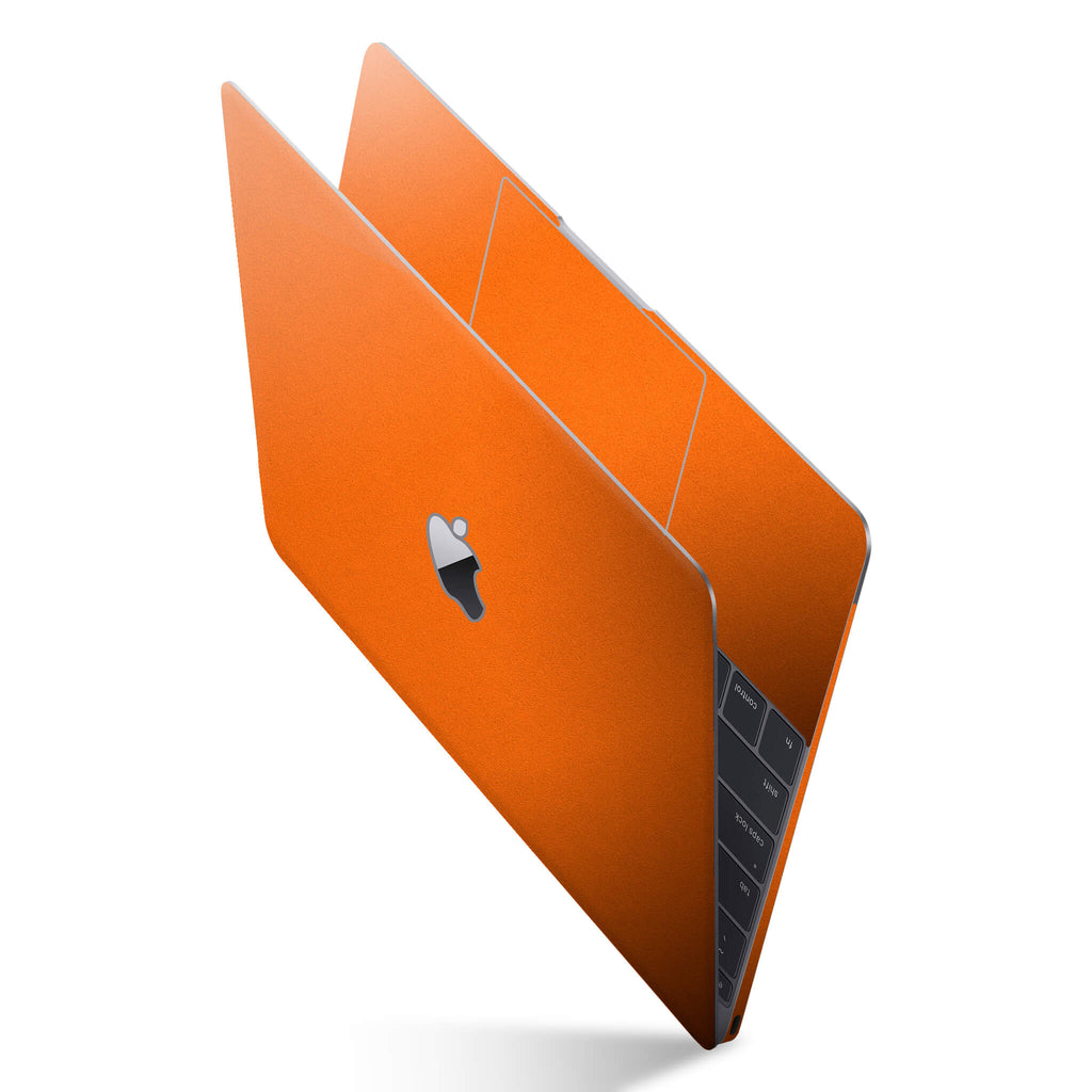 MacBook Retina 12" Textured Matt Orange Skin