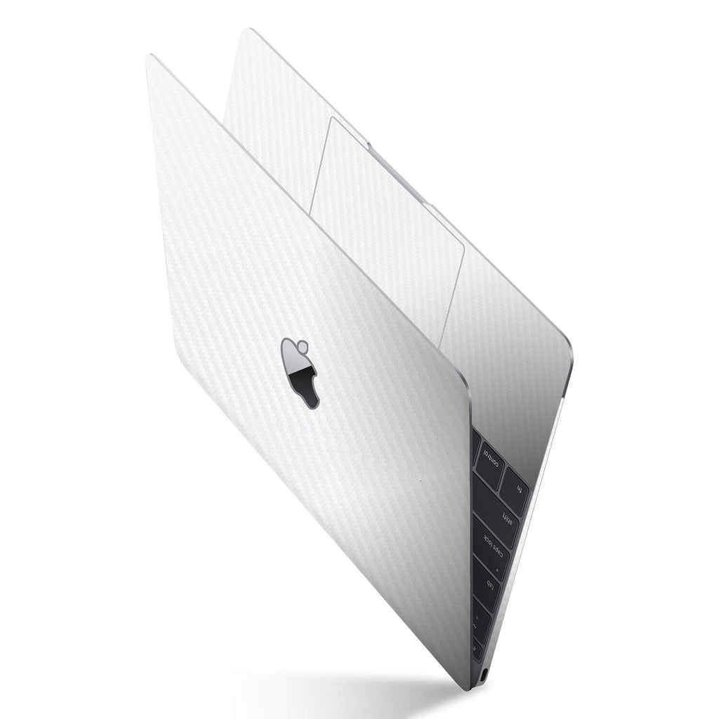MacBook Retina 12" White Carbon Fibre Skin