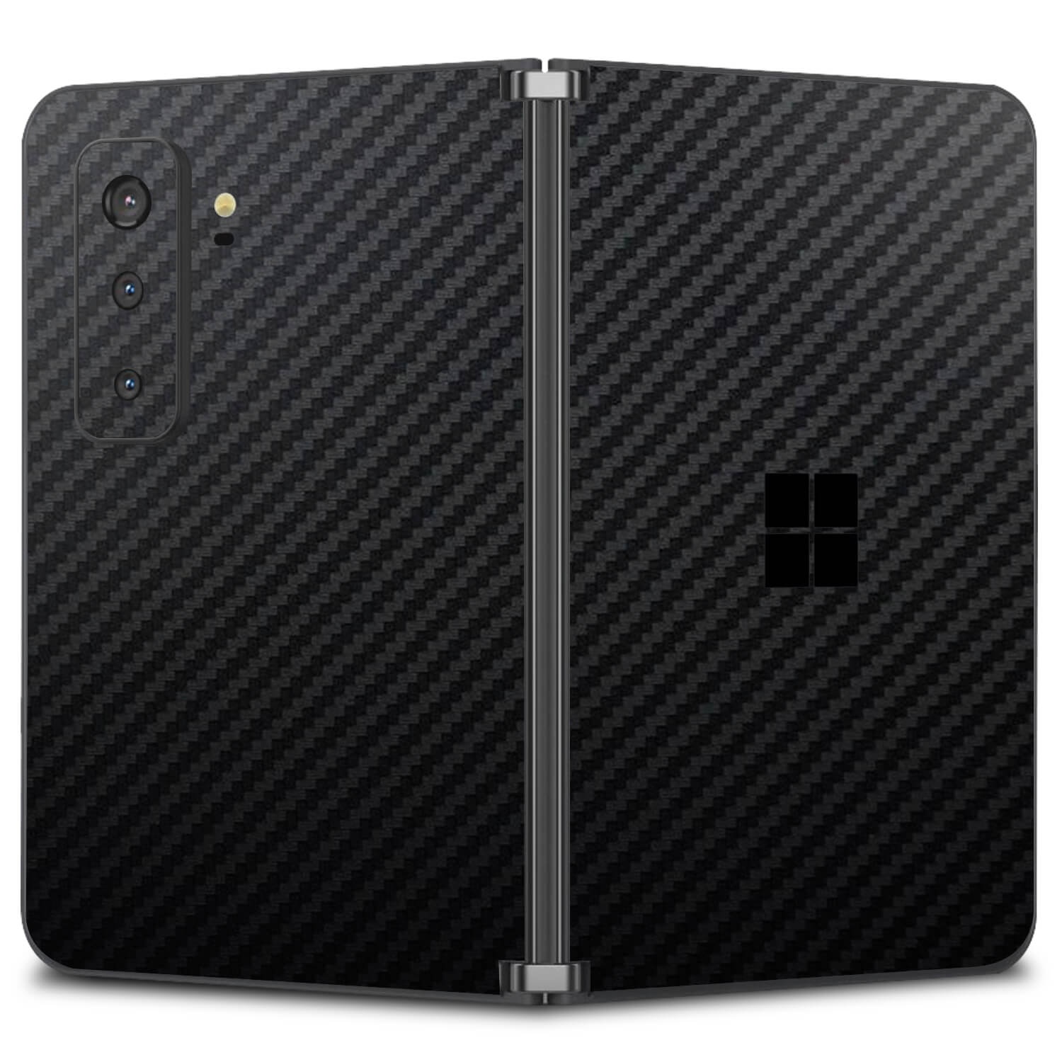 Microsoft Surface Duo 2 Black carbon fibre skins
