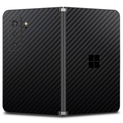 Microsoft Surface Duo 2 Black carbon fibre skins