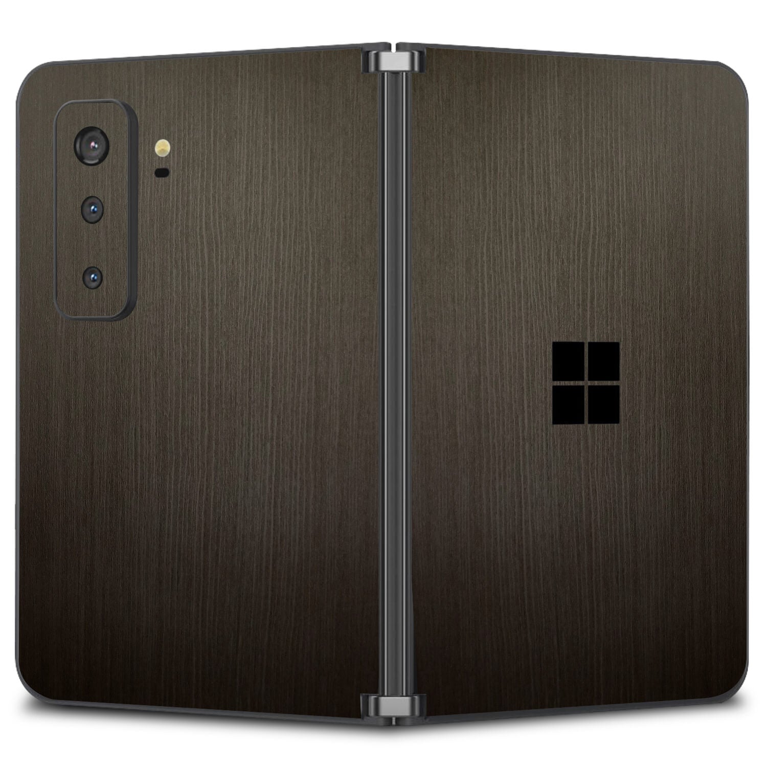 Microsoft Surface Duo 2 Silverblack wood skins