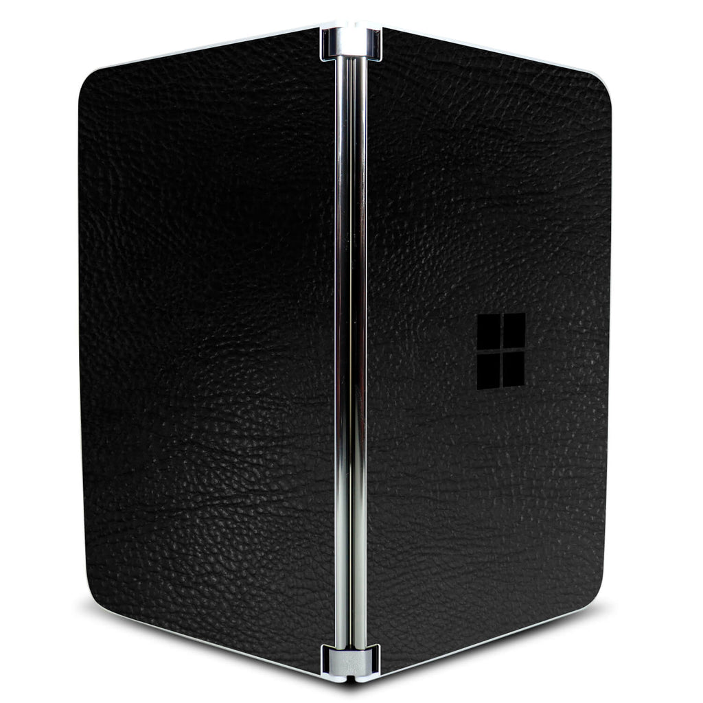 Microsoft Surface Duo Black leather skins