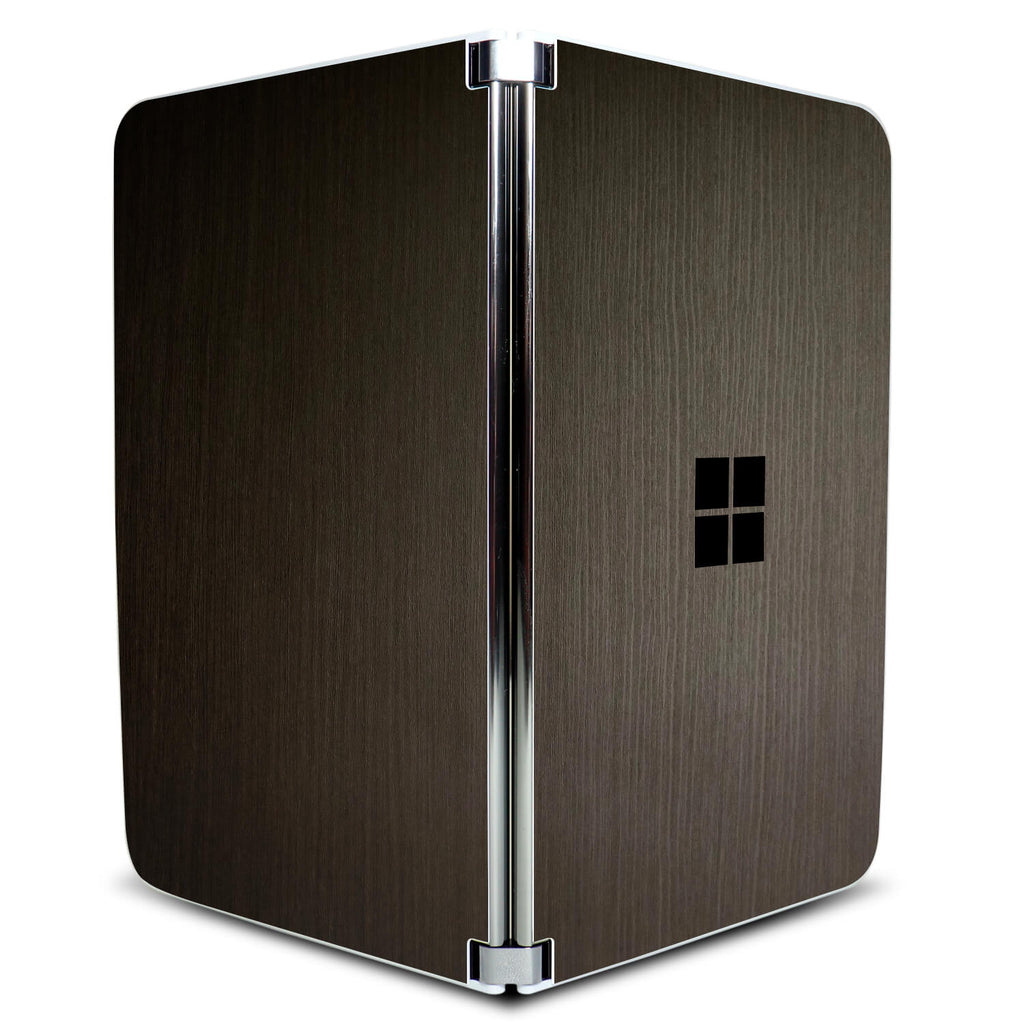 Microsoft Surface Duo Silverblack wood skins