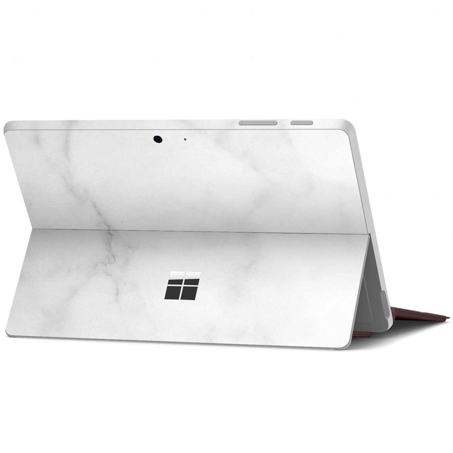 Microsoft Surface Go White Marble Skins