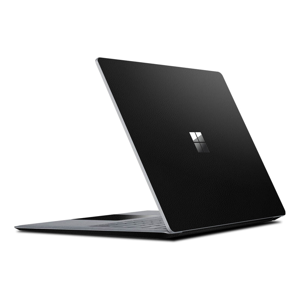 Microsoft Surface Laptop Black Leather Skins