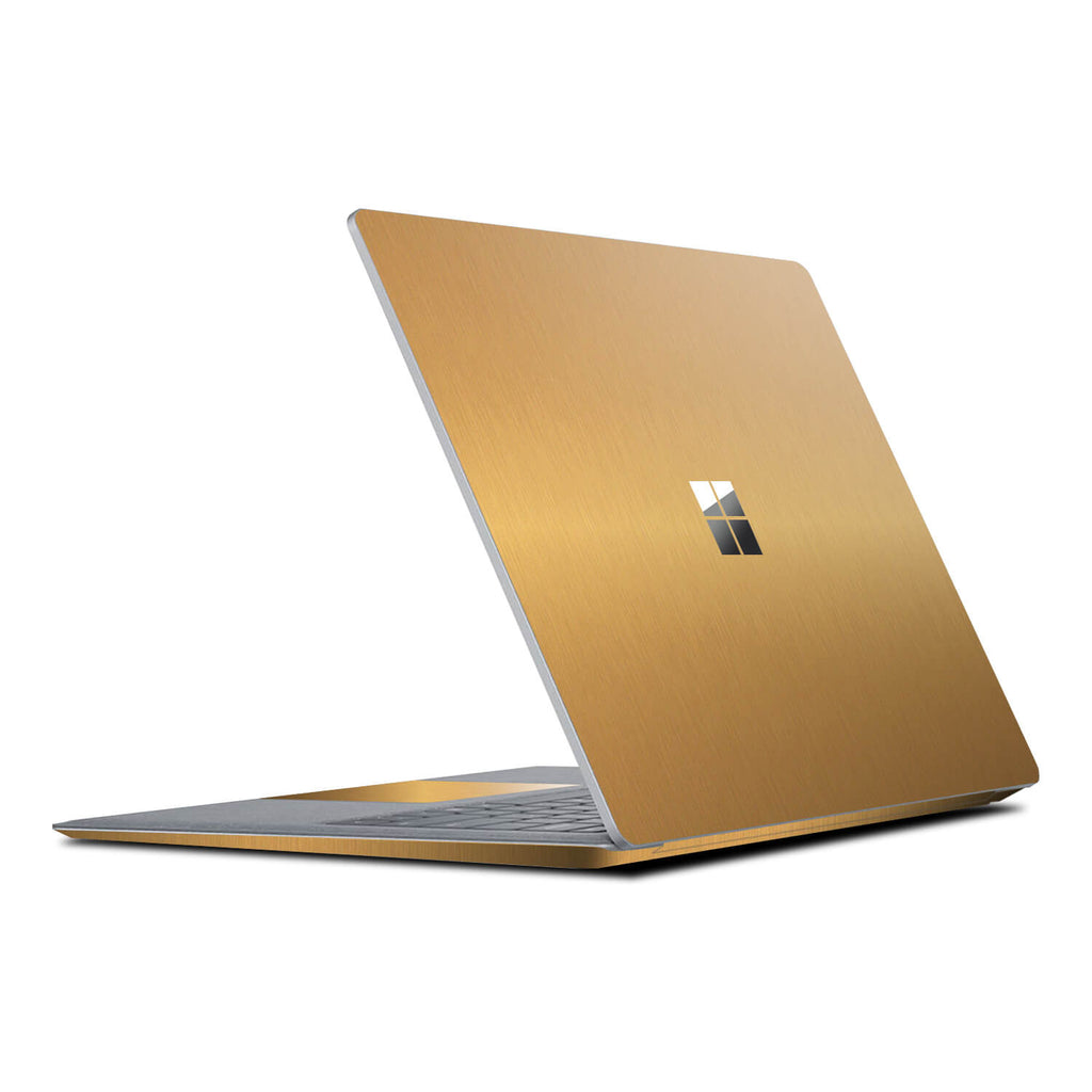 Microsoft Surface Laptop Brushed Gold Skins