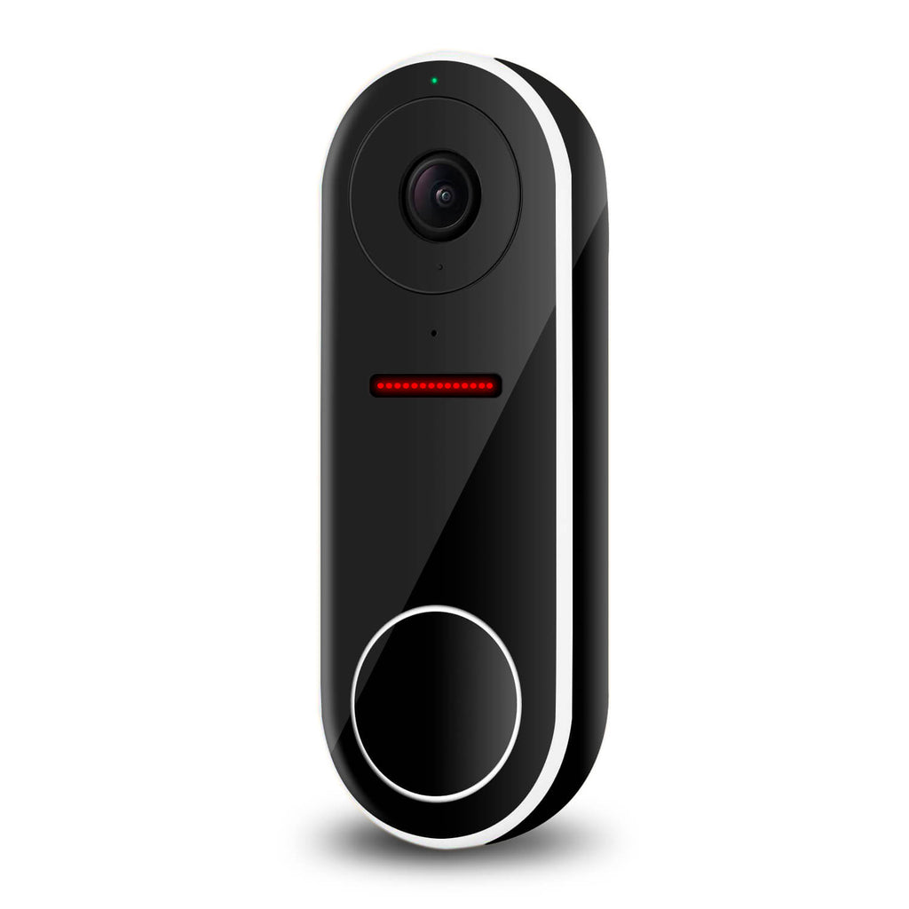 Google Nest Hello Video Doorbell Black Gloss Skins