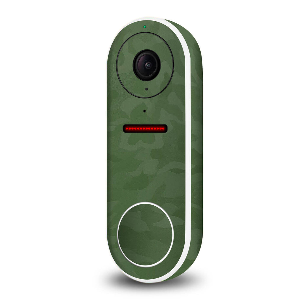 Google Nest Hello Video Doorbell Green Camo Skins