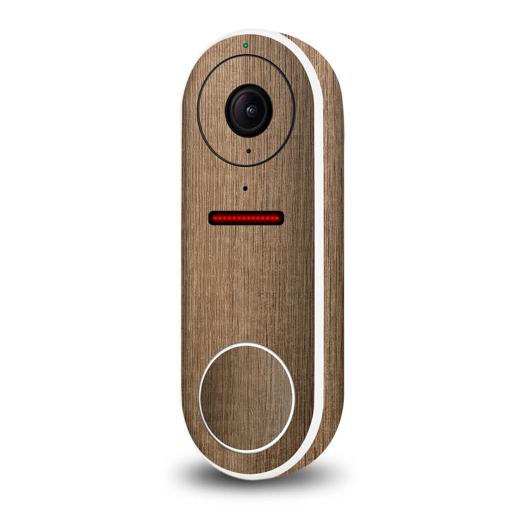 Google Nest Hello Video Doorbell Modern Oak Skins