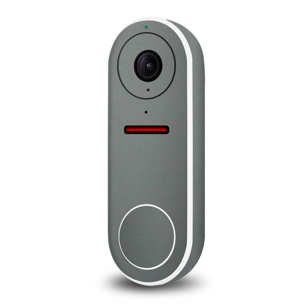 Google Nest Hello Video Doorbell Textured Matt Grey Skins