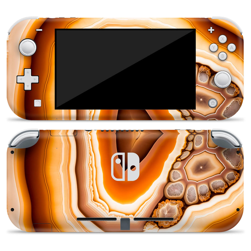 Nintendo Switch Lite Amber onyx skins
