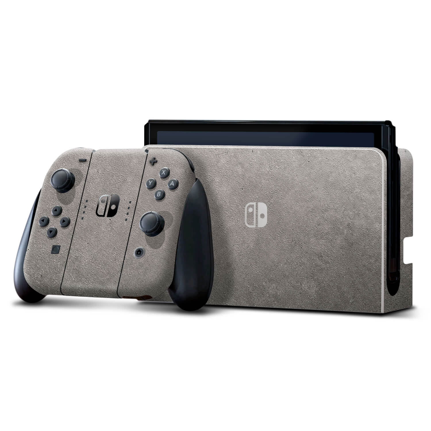 Nintendo Switch OLED Sahara concrete skins