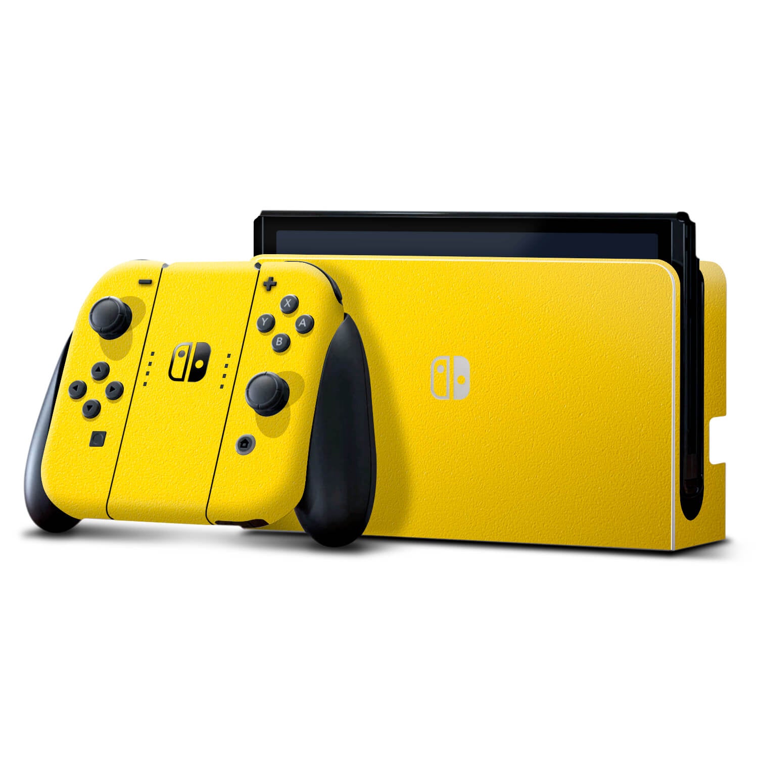 Nintendo Switch OLED Textured matt yellow skins