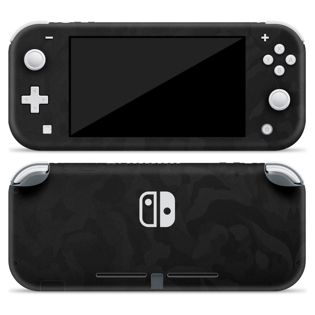 Nintendo Switch Lite Black Camo Skins
