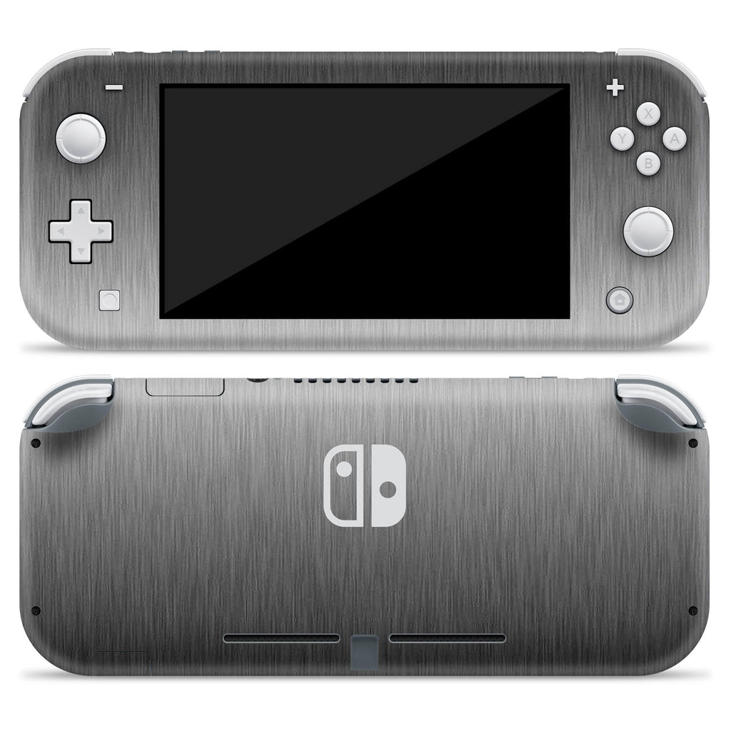 Nintendo Switch Lite Brushed Titanium Skins