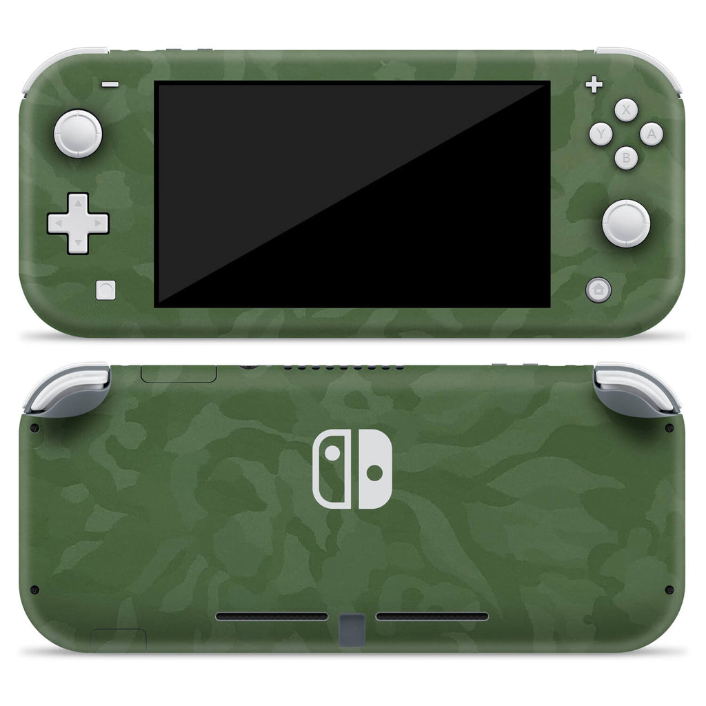 Nintendo Switch Lite Green Camo Skins