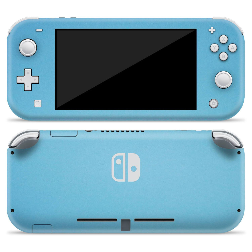 Nintendo Switch Lite Textured Matt Light Blue Skins