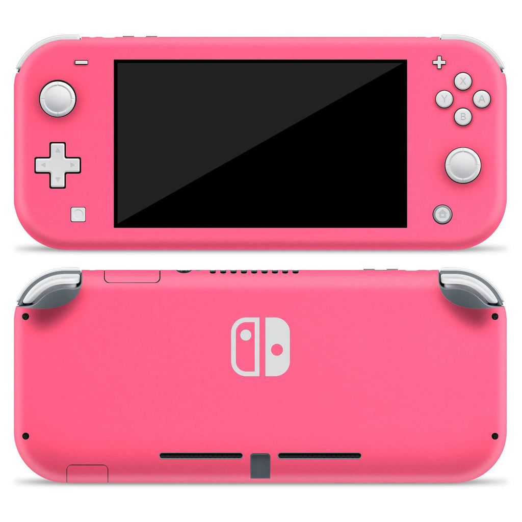 Nintendo Switch Lite Textured Matt Pink Skins