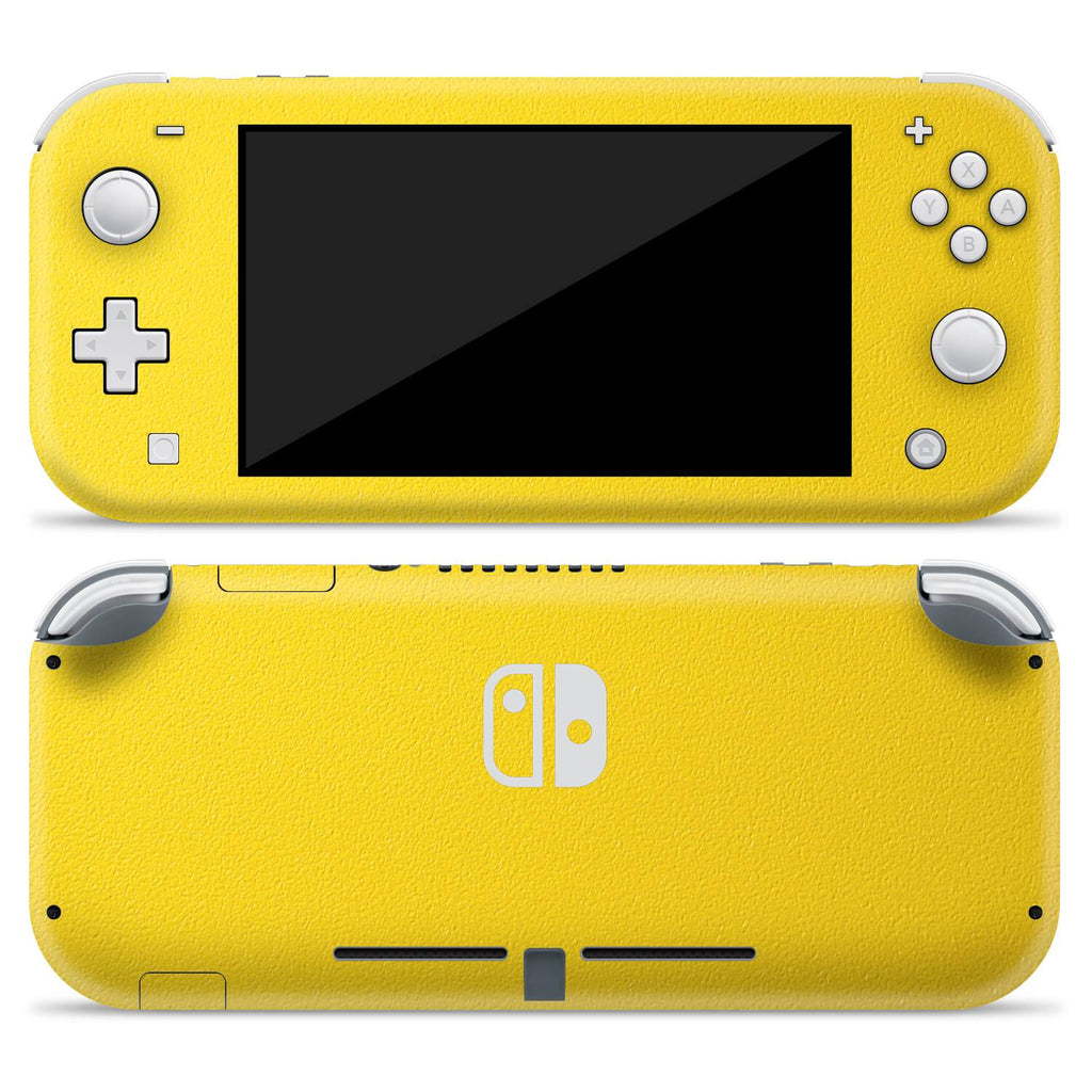 Nintendo Switch Lite Textured Matt Yellow Skins