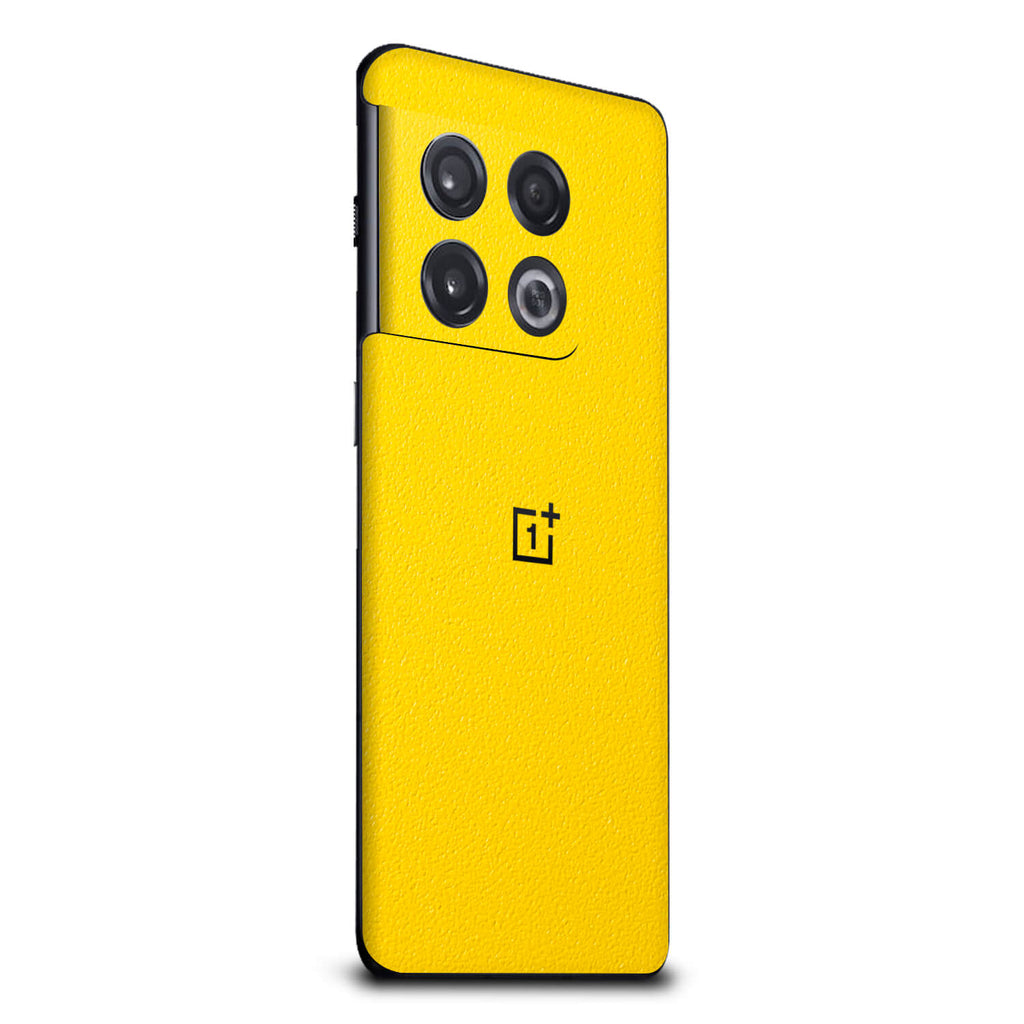 OnePlus 10 Pro Textured matt yellow skins