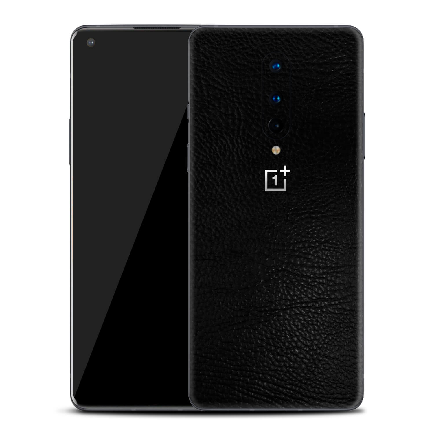 OnePlus 8 Black Leather Skins