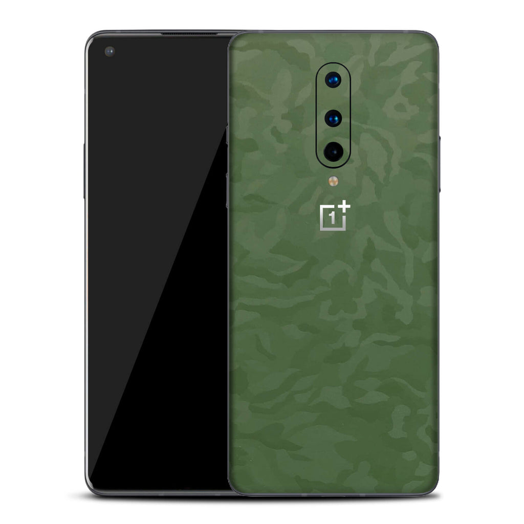 OnePlus 8 Green Camo Skins