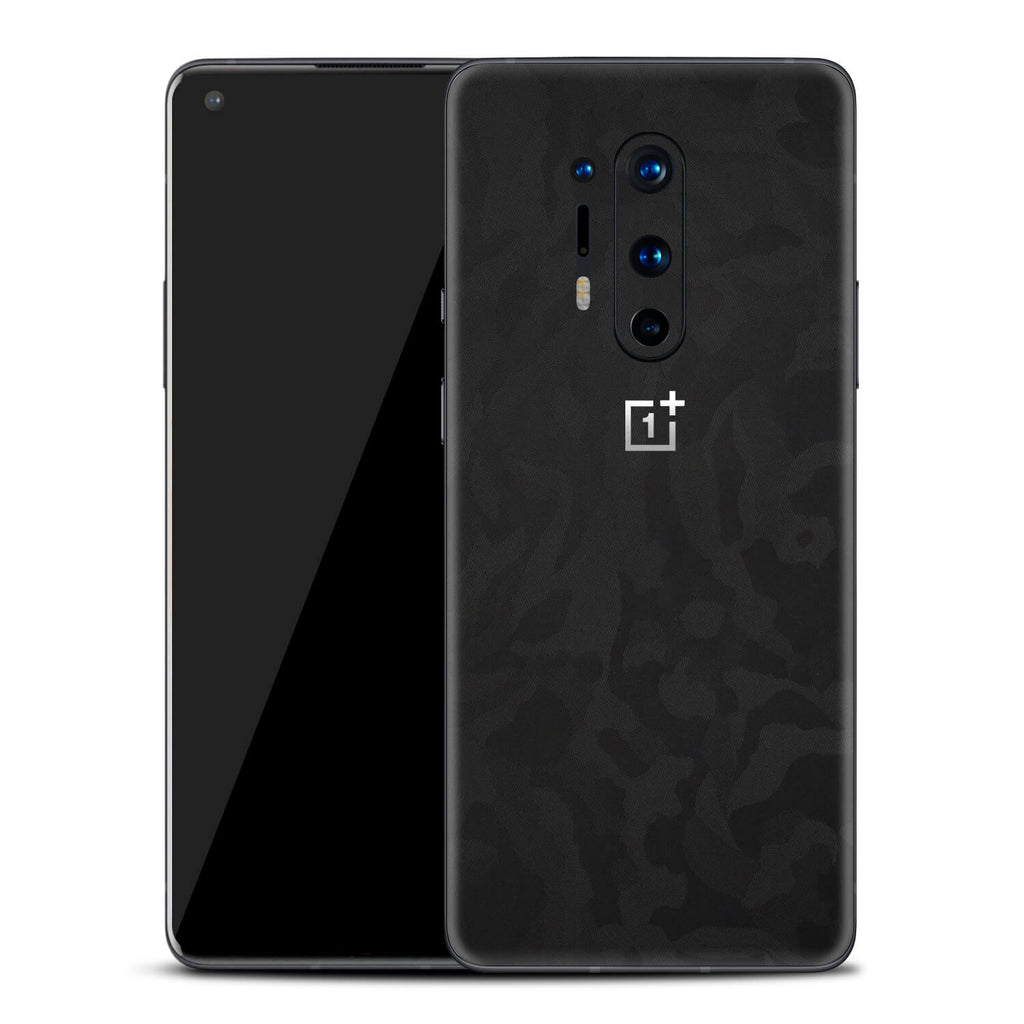 OnePlus 8 Pro Black Camo Skins
