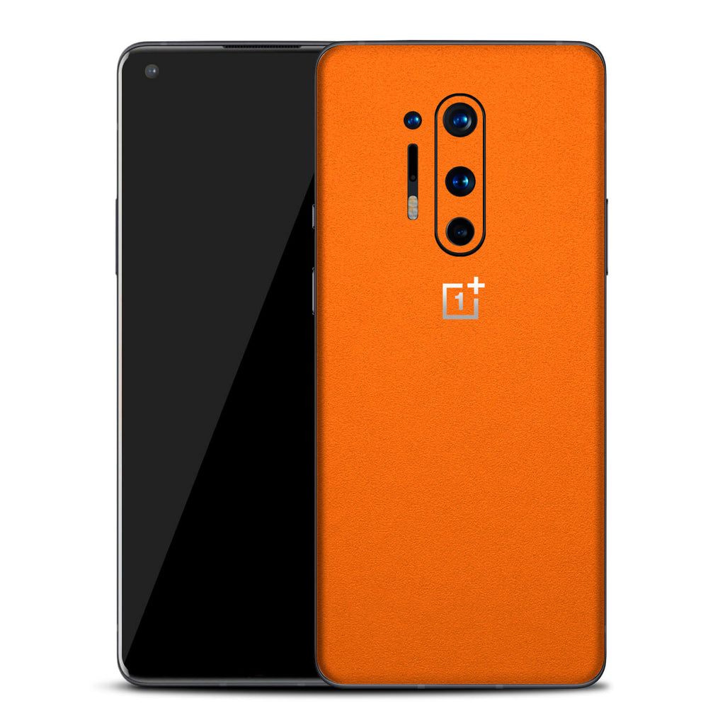 OnePlus 8 Pro Textured Matt Orange Skins