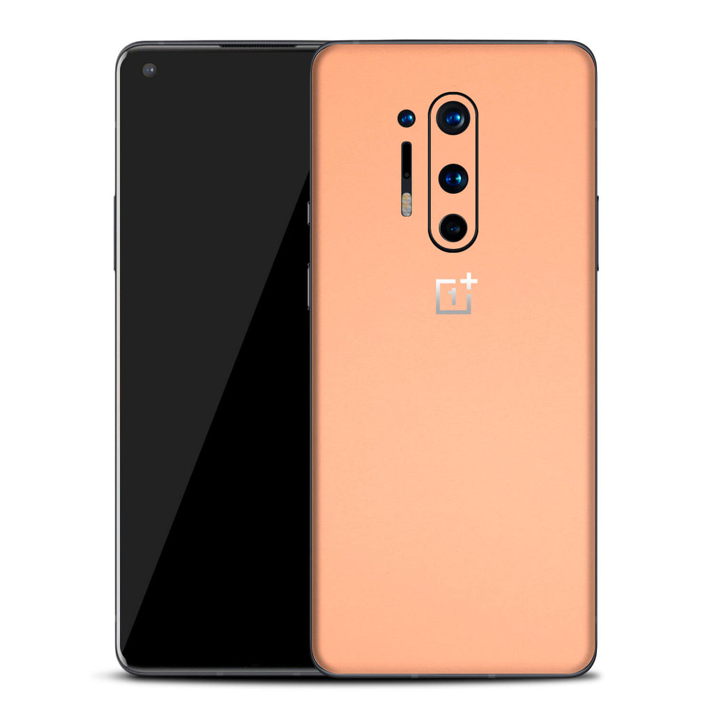 OnePlus 8 Pro Textured Matt Peach Skins