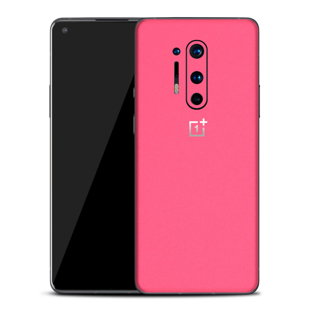 OnePlus 8 Pro Textured Matt Pink Skins