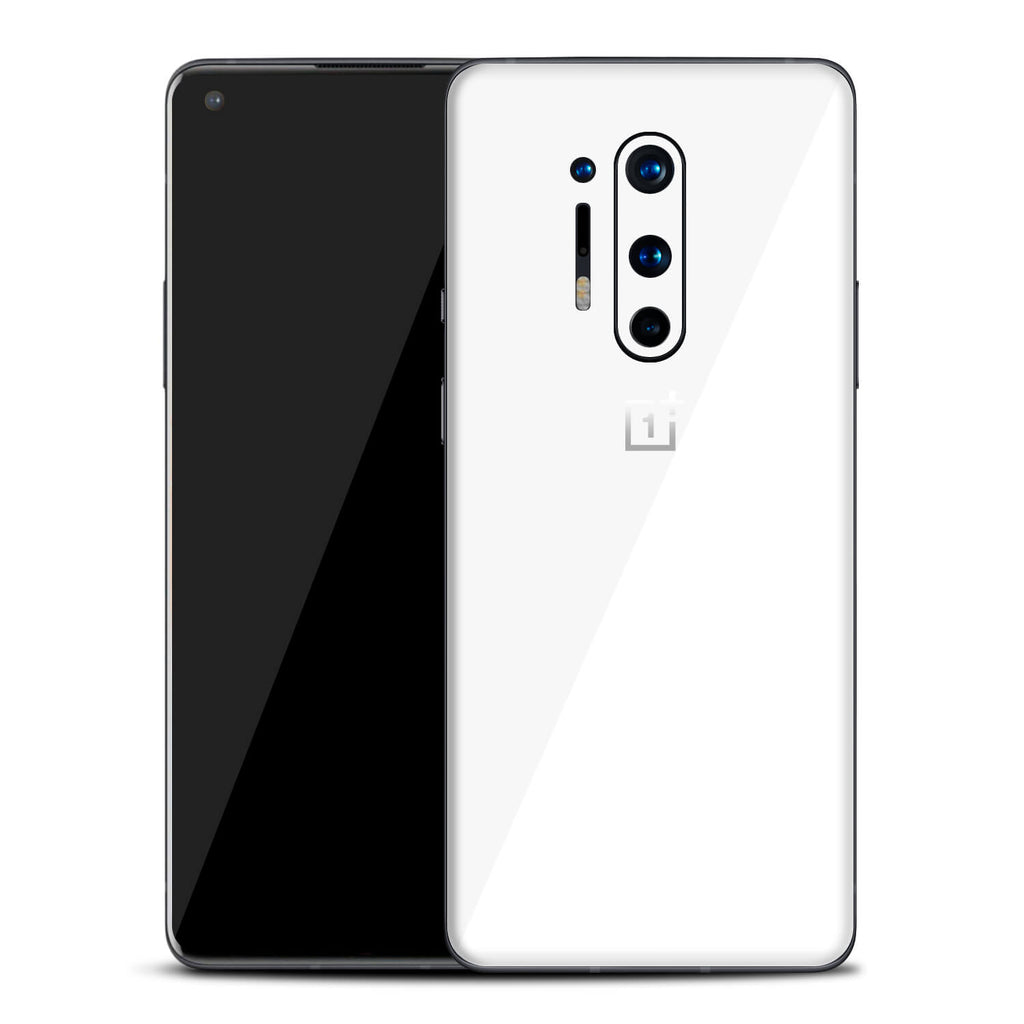 OnePlus 8 Pro White Gloss Skins