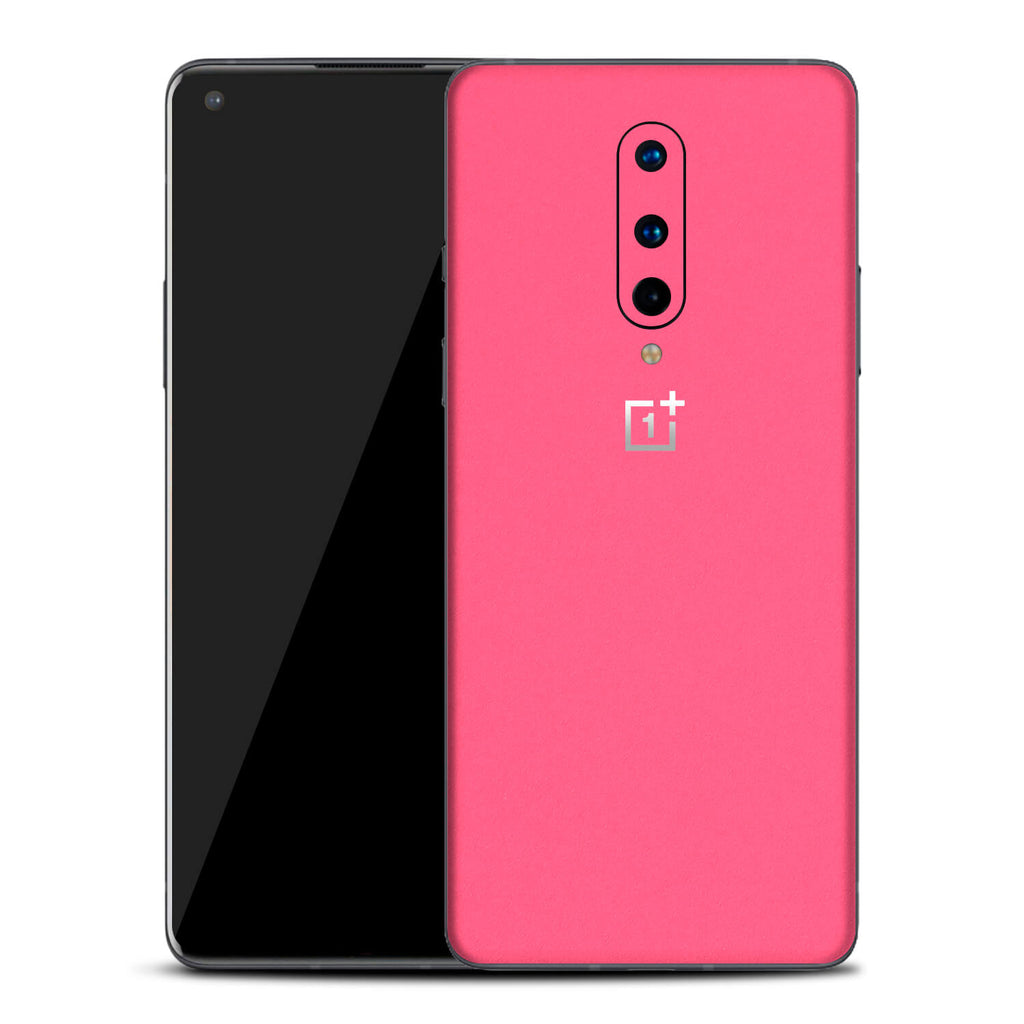 OnePlus 8 Textured Matt Pink Skins