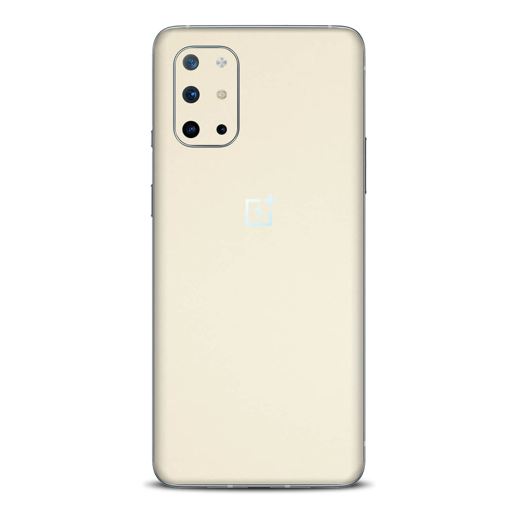 OnePlus 8T Textured Matt Cream Skins