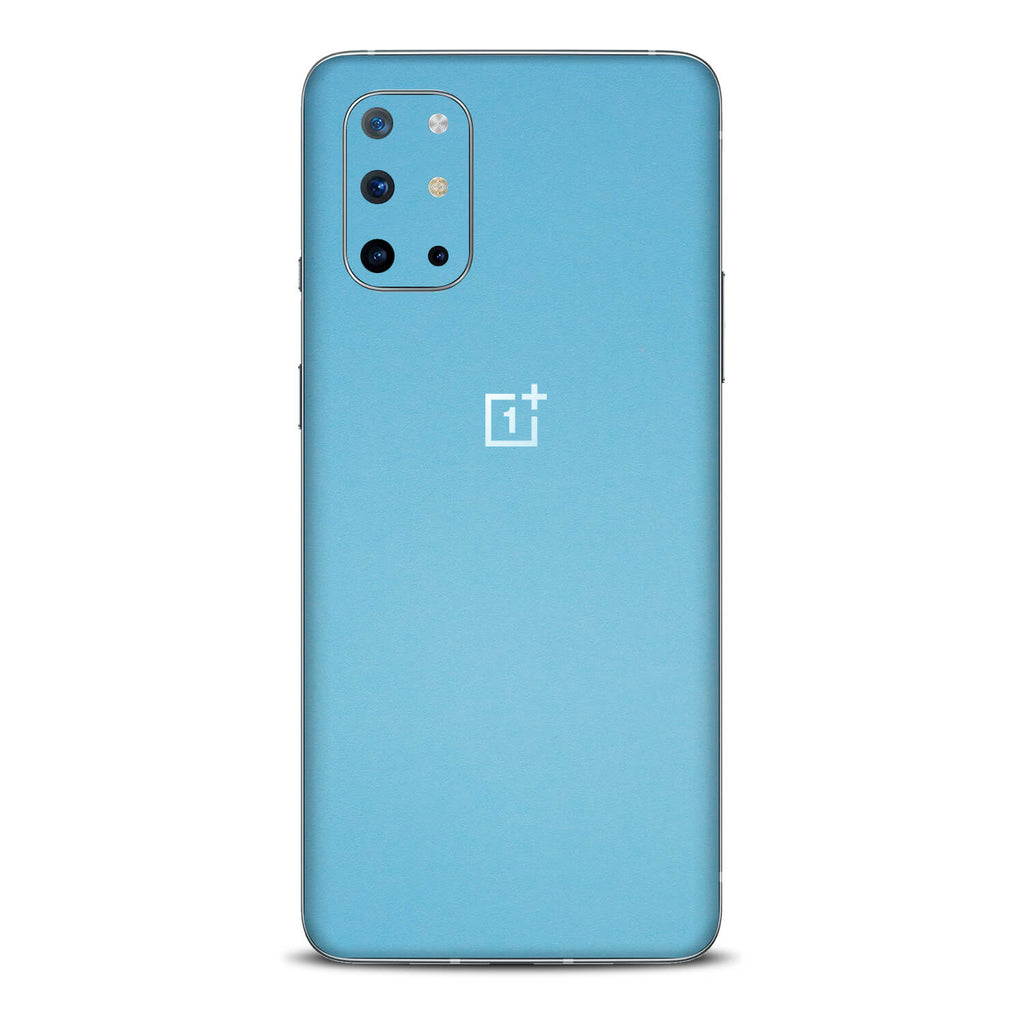 OnePlus 8T Textured Matt Light Blue Skins