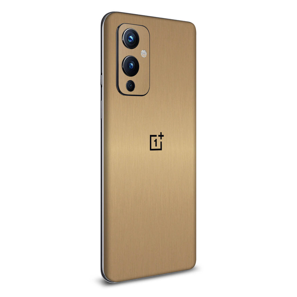 OnePlus 9 Brushed Gold Skins