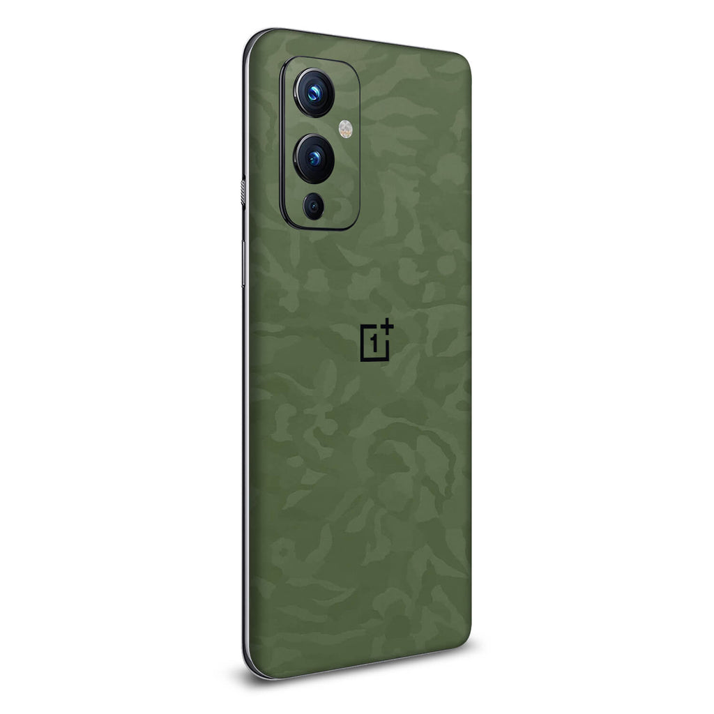 OnePlus 9 Green Camo Skins